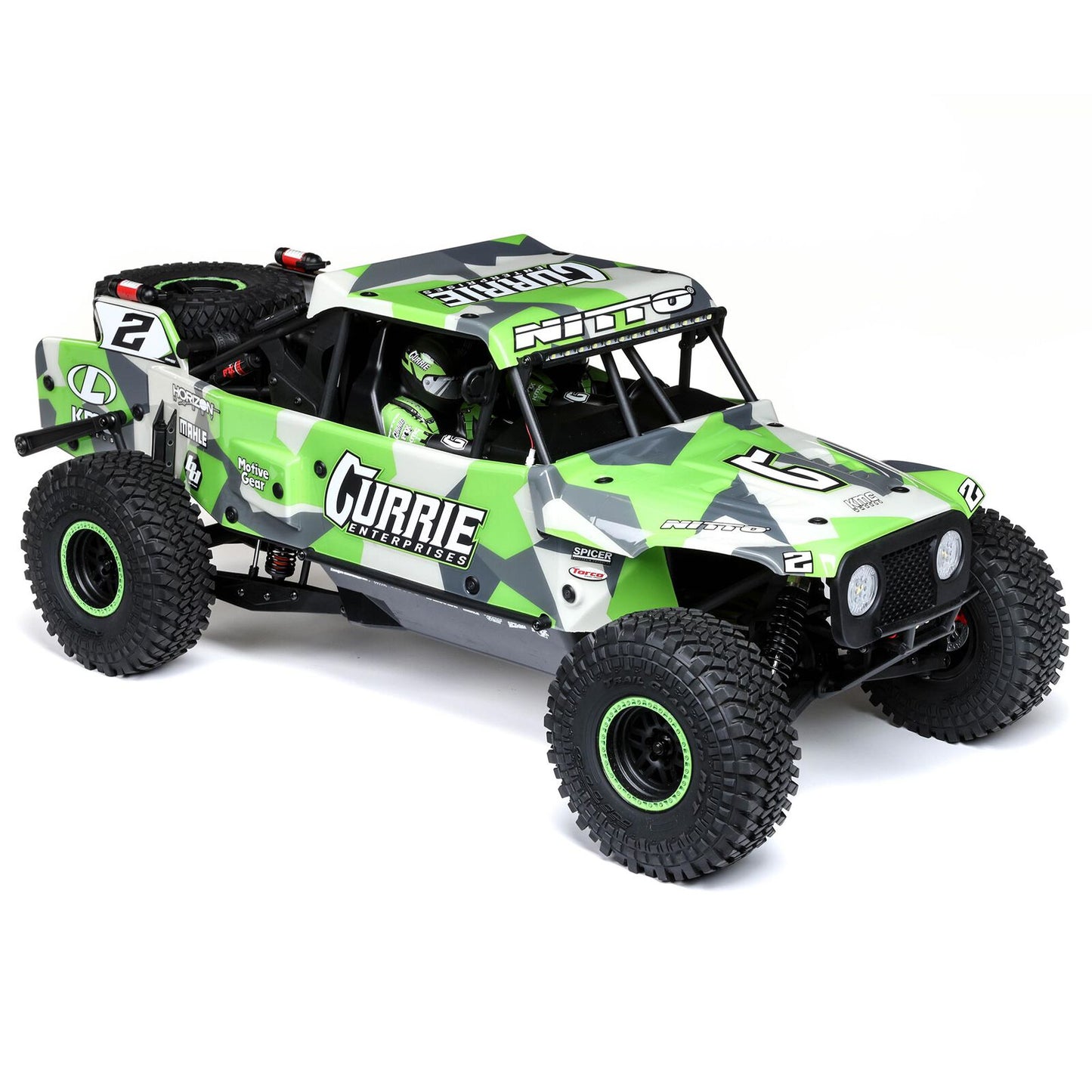 1/10 Hammer Rey U4 4WD Rock Racer Brushless RTR w/Smart & AVC, Green/Gray