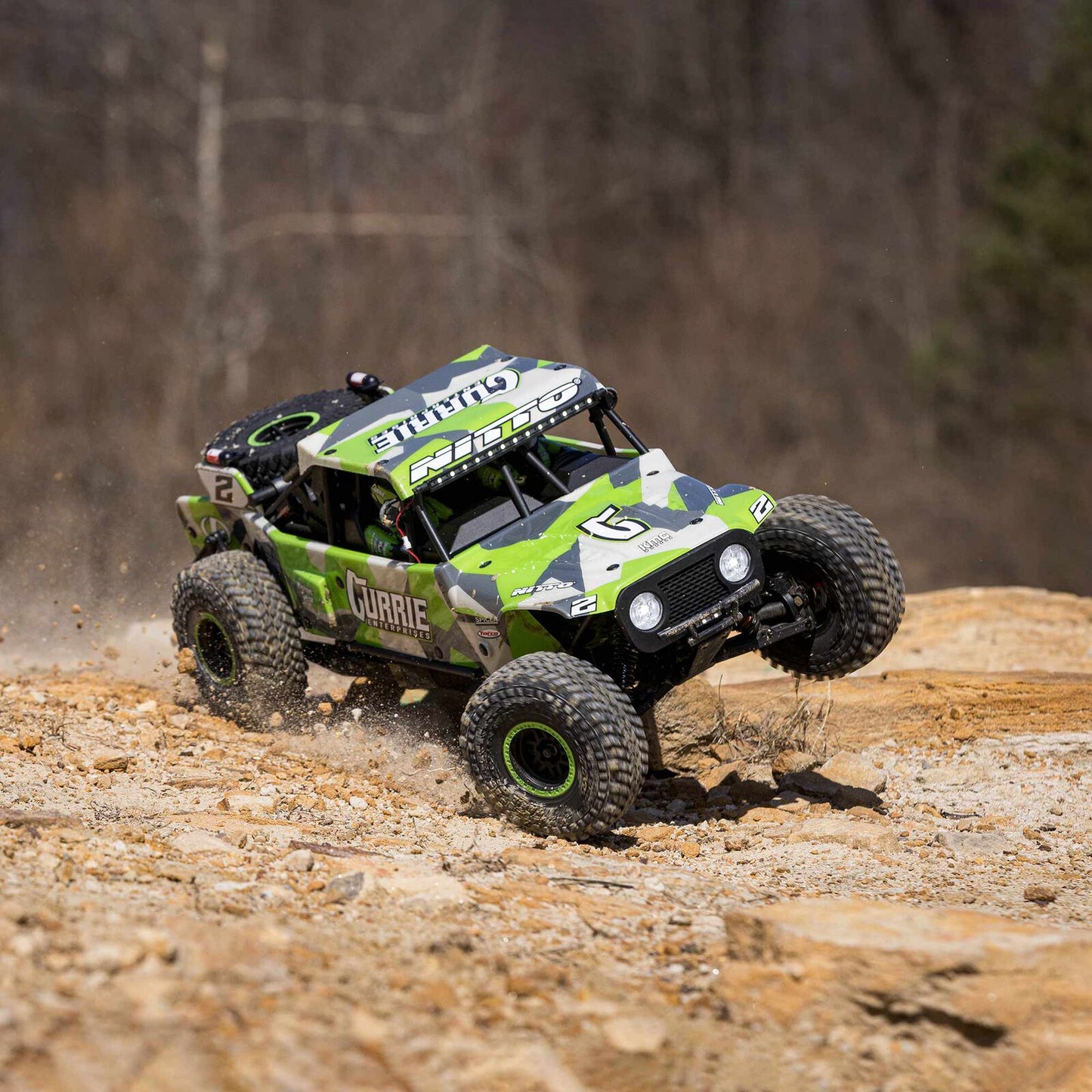 1/10 Hammer Rey U4 4WD Rock Racer Brushless RTR w/Smart & AVC, Green/Gray