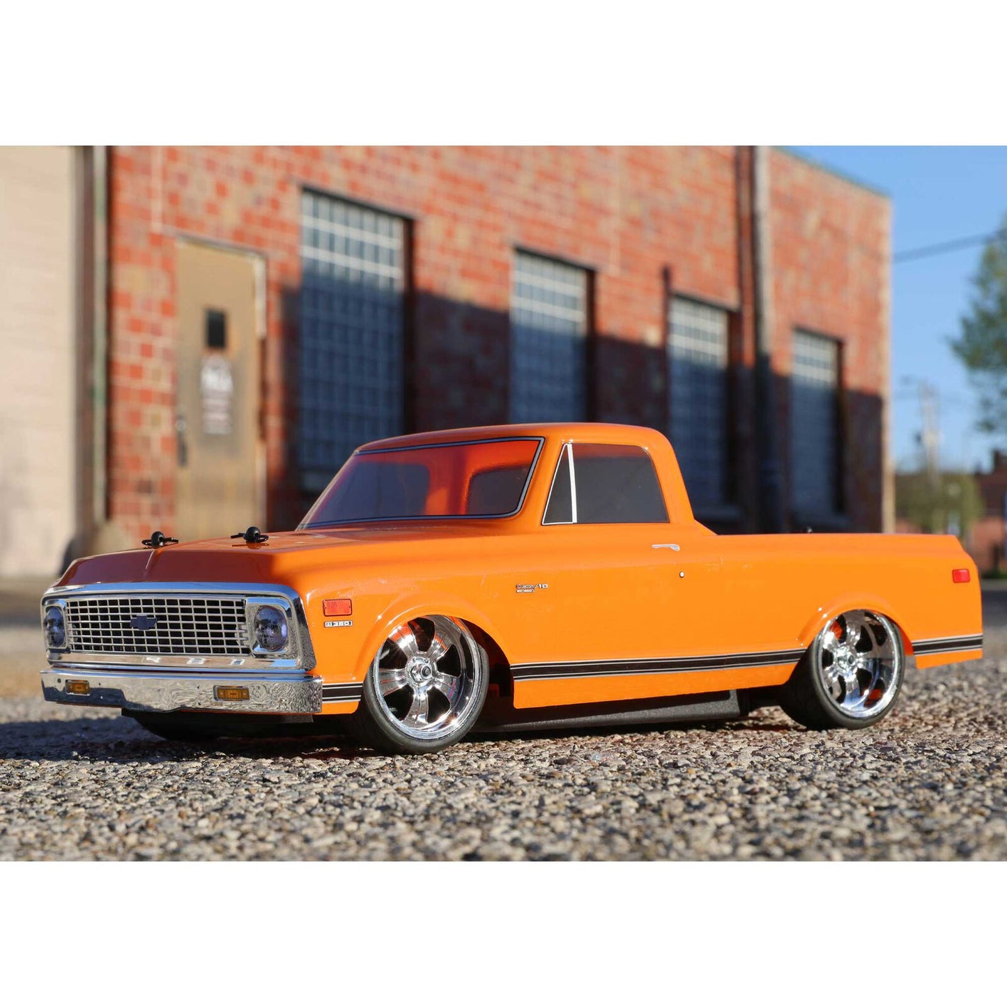 1/10 72 Chevy C10 Pickup V100, AWD, RTR (Needs Battery & Charger): Orange