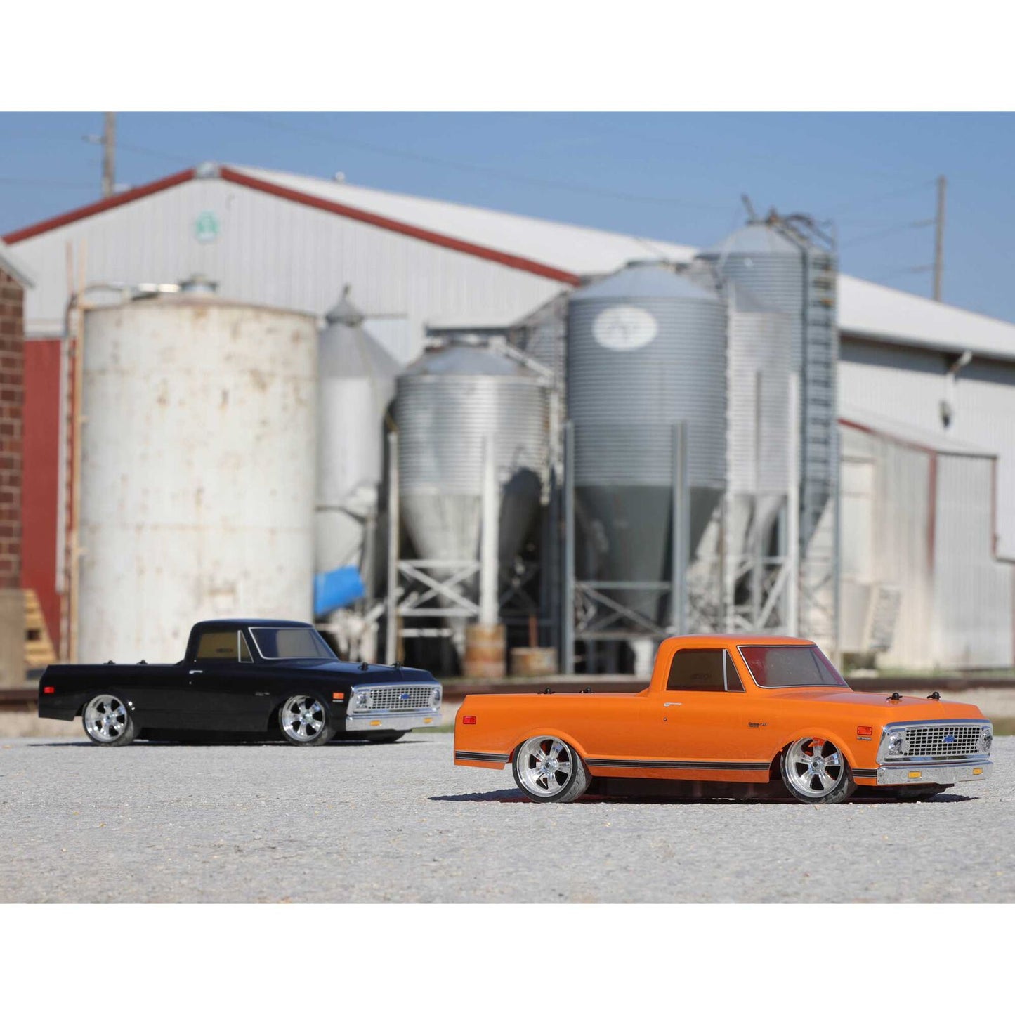 1/10 72 Chevy C10 Pickup V100, AWD, RTR (Needs Battery & Charger): Orange