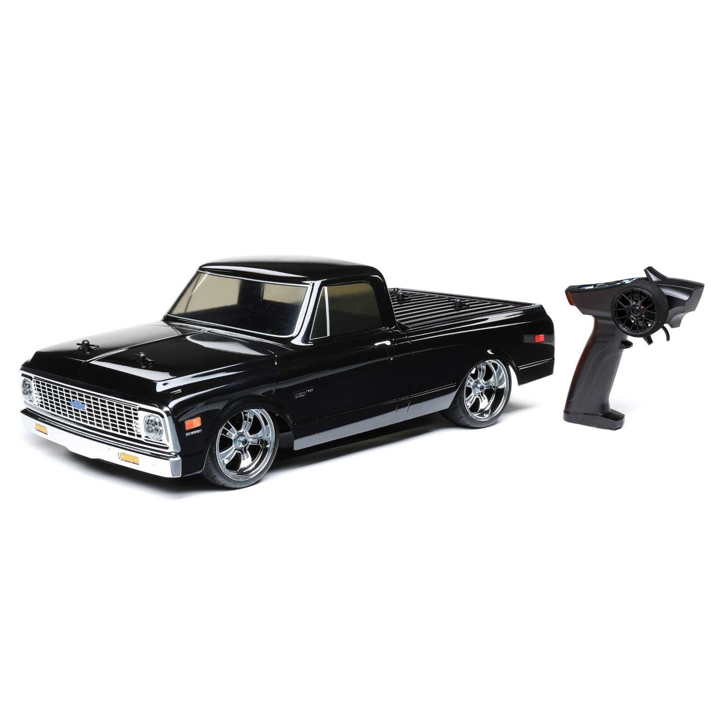 1/10 72 Chevy C10 Pickup V100, AWD, RTR (Needs Battery & Charger): Black