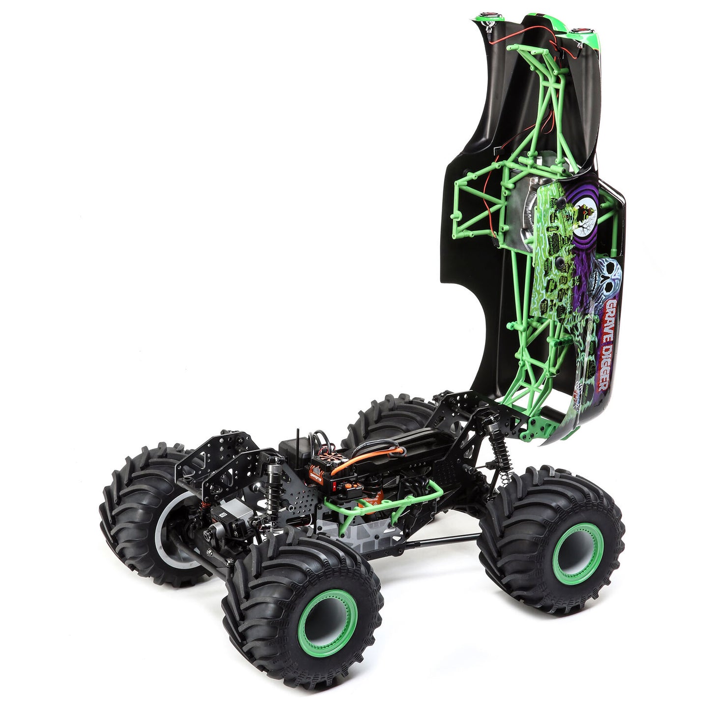 1/10 LMT 4WD Solid Axle Monster Truck RTR, Grave Digger