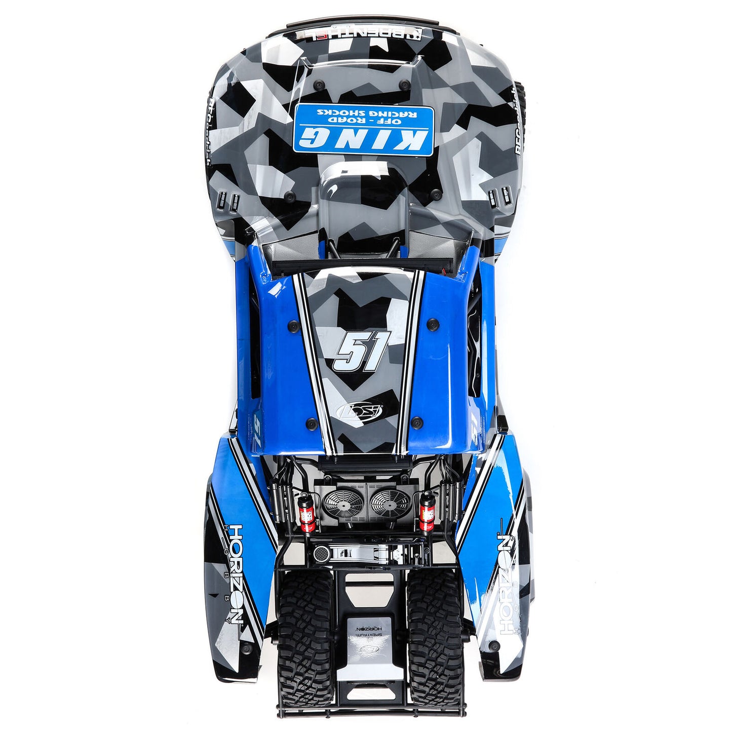 1/6 Super Baja Rey 2.0 4WD Brushless (Requires Battery & Charger): Blue