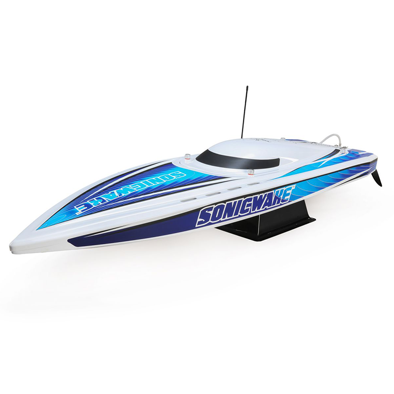 Sonicwake 36" SelfRighting Brushless DeepV RTR, Blue/White