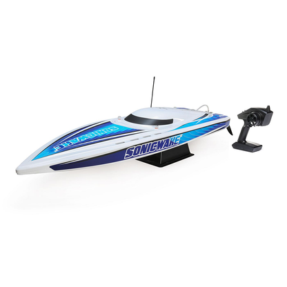 Sonicwake 36" SelfRighting Brushless DeepV RTR, Blue/White