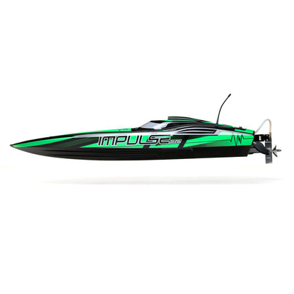 Impulse 32" Brushless Deep-V RTR with Smart, Black/Green