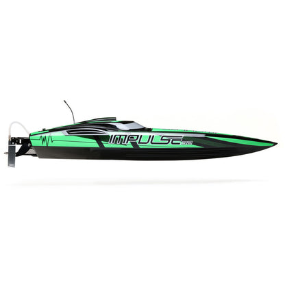 Impulse 32" Brushless Deep-V RTR with Smart, Black/Green