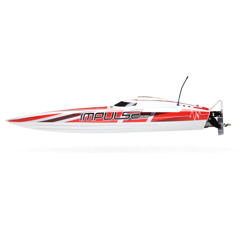 Impulse 32" Brushless Deep-V RTR with Smart, White/Red