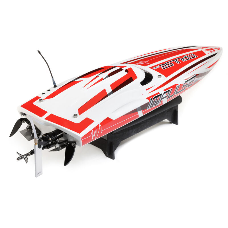 Impulse 32" Brushless Deep-V RTR with Smart, White/Red