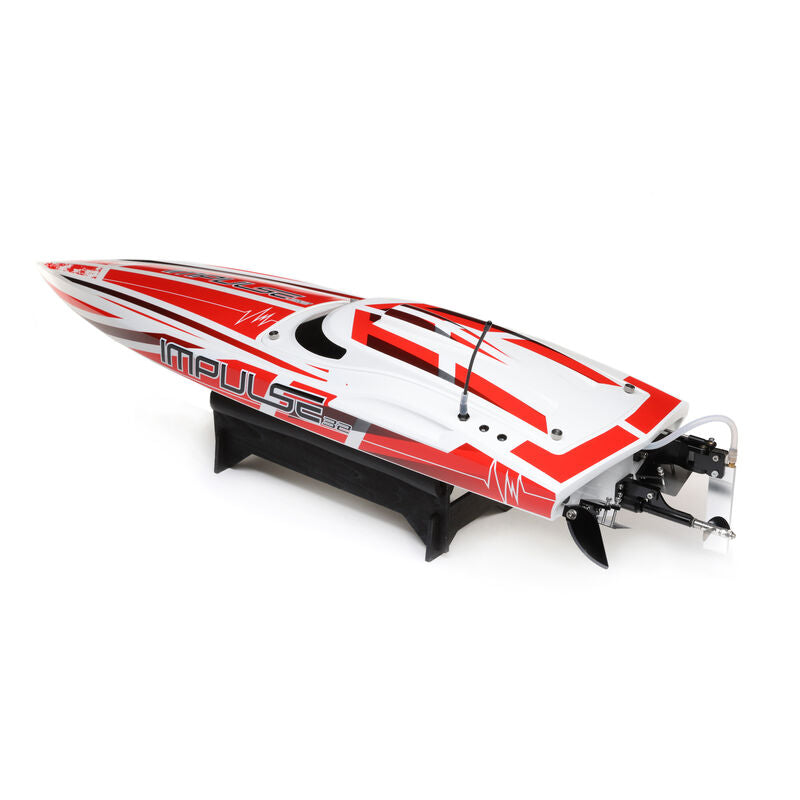 Impulse 32" Brushless Deep-V RTR with Smart, White/Red