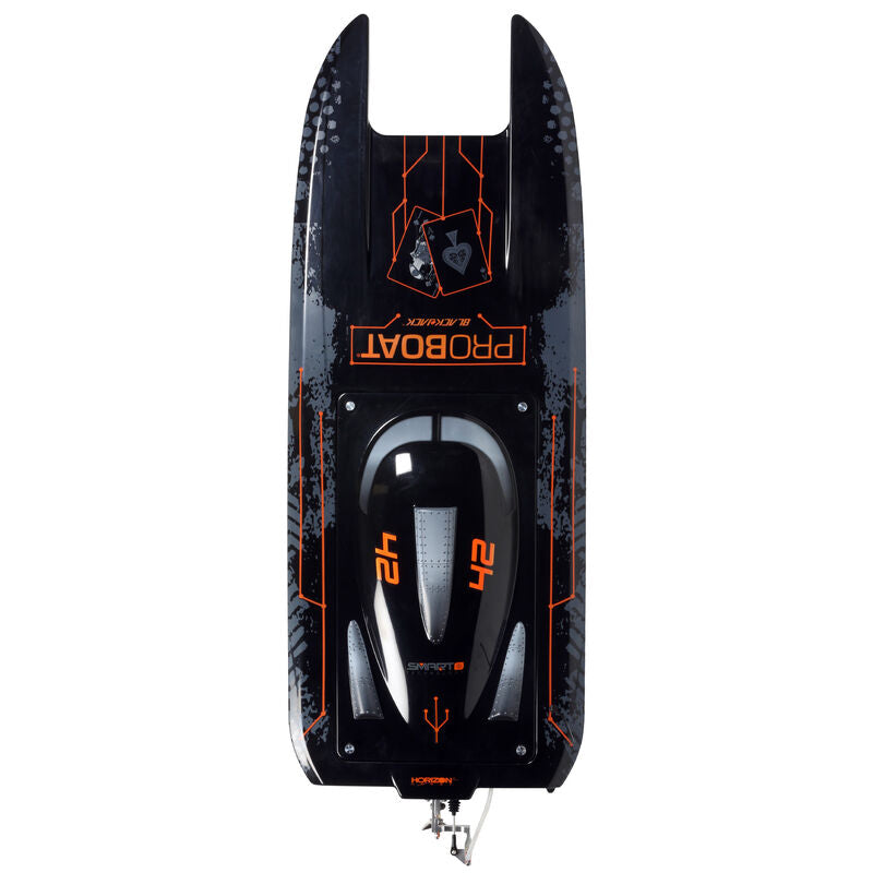 Blackjack 42" BL 8s Catamaran, SMART RTR: Black/Orange