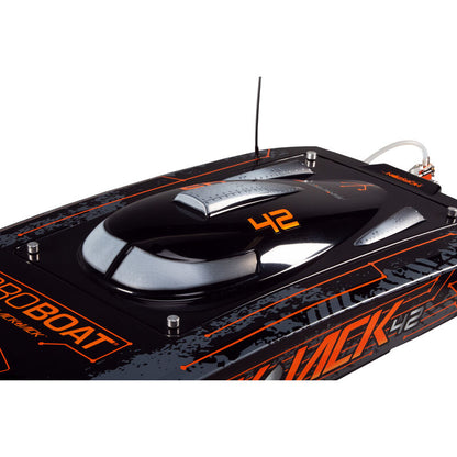 Blackjack 42" BL 8s Catamaran, SMART RTR: Black/Orange