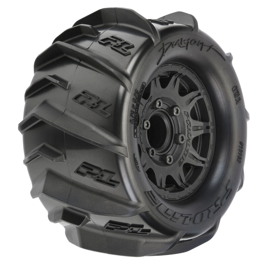 Dumont 2.8" Sand/Snow MTD Raid Blk Whls: F/R