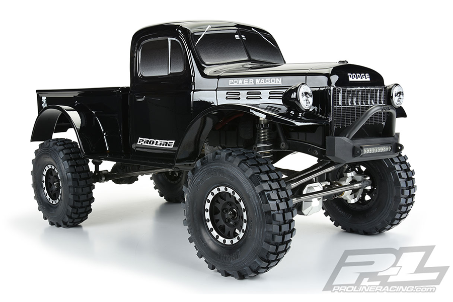 Body Painted 1946 Dodge Power Wagon: Black