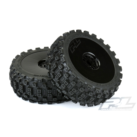 Badlands MX M2 1:8 Buggy MTD Black Wheels F/R