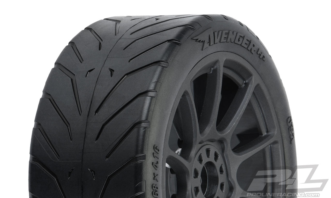 Avenger HP S3 Soft Belted 1/8th Buggy Tires MTD F/R: PRO906921