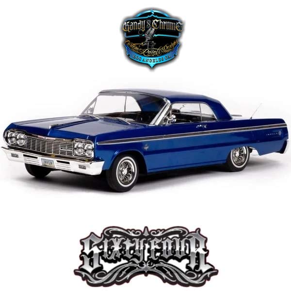 1/10 SixtyFour - '64 Chevy Impala Hopping Lowrider: Blue