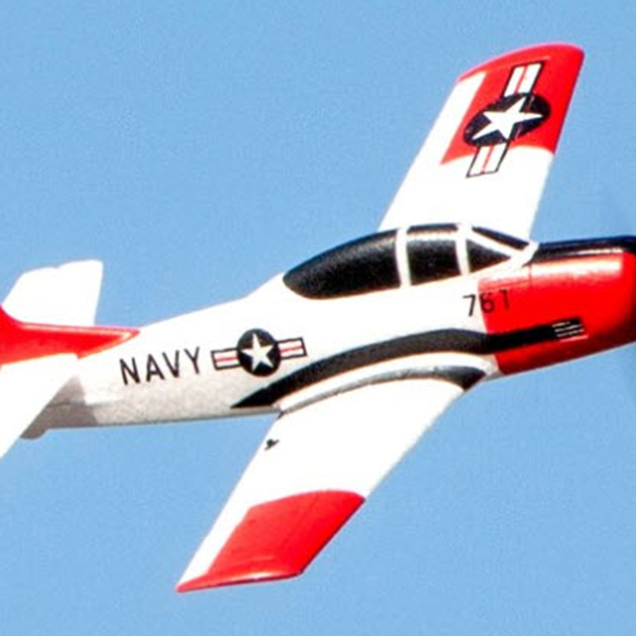 T-28 Trojan Micro RTF Airplane w/PASS