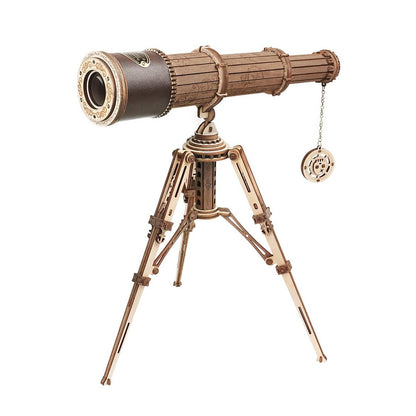 Mechanical Wood Models; Monocular Telescope