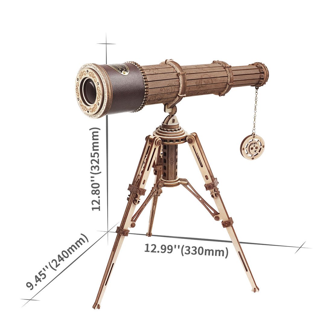 Mechanical Wood Models; Monocular Telescope