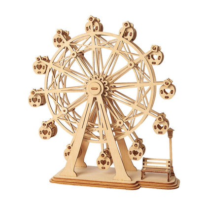 Classic 3D Wood Puzzle; Ferris Wheel