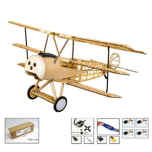 FokkerDR1 (1.54M), Motor, ESC, Servo