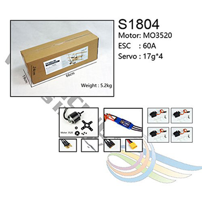 FokkerDR1 (1.54M), Motor, ESC, Servo