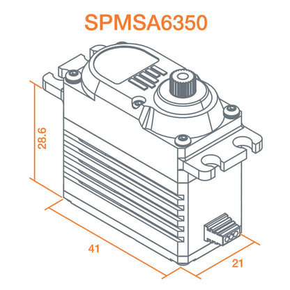 A6350 Ultra Torque / Hi Speed Brushless HV Servo