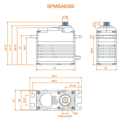 A6350 Ultra Torque / Hi Speed Brushless HV Servo