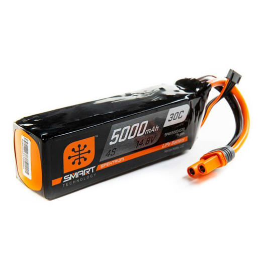 4 Cell 5000mAh 14.8V 30C G1 Smart LiPo: IC5