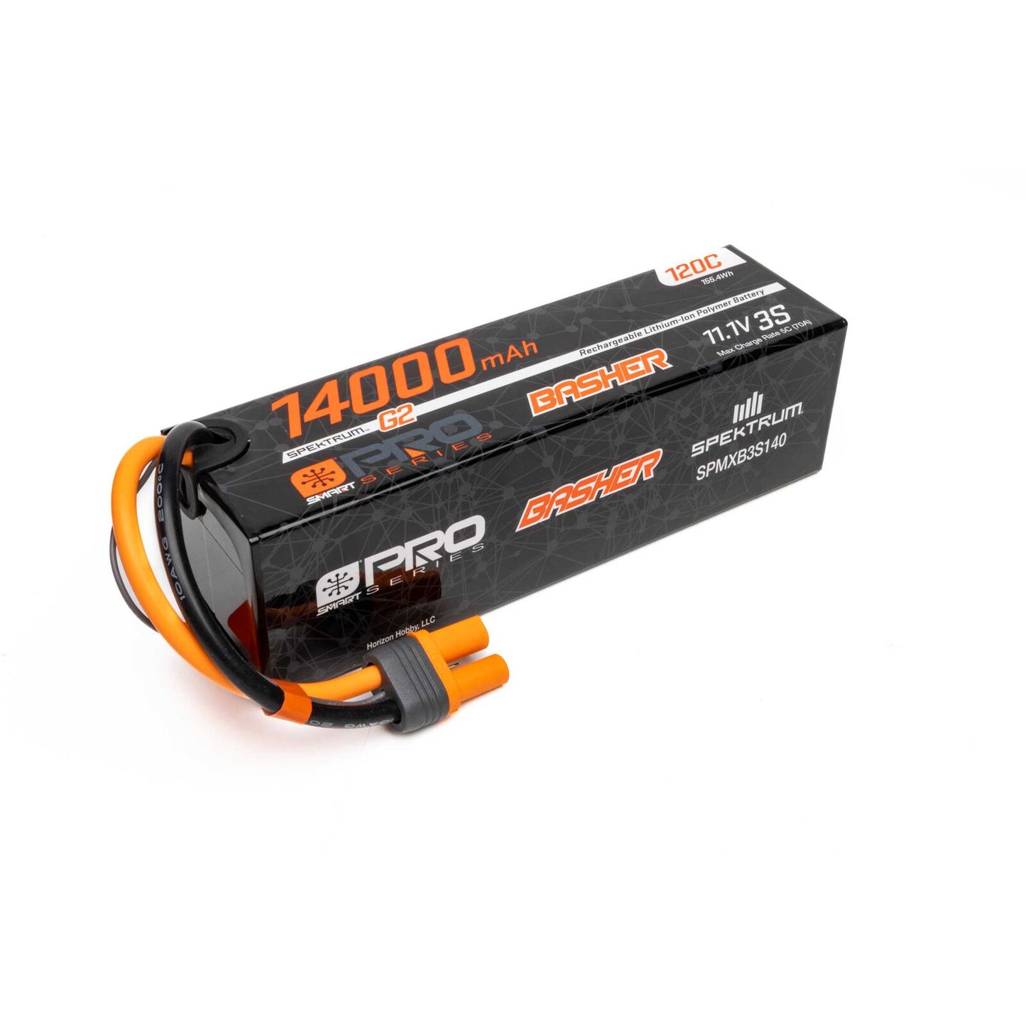 3 Cell 14000mAh 11.1V 120C Smart Pro Basher LiPo: IC5