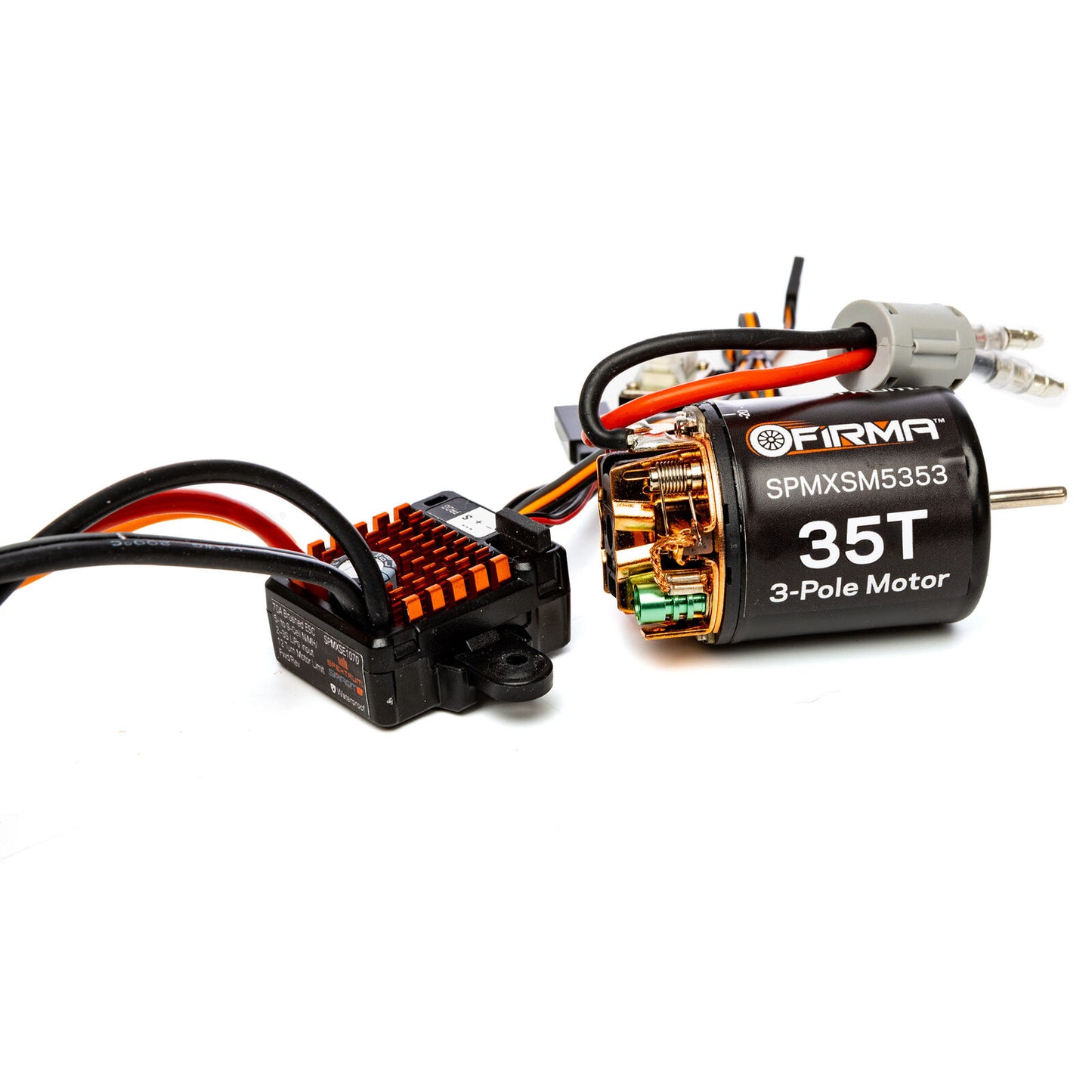 Firma 70A Brushed Smart ESC, 2S-3S: IC3 / 35T Brushed Motor Combo