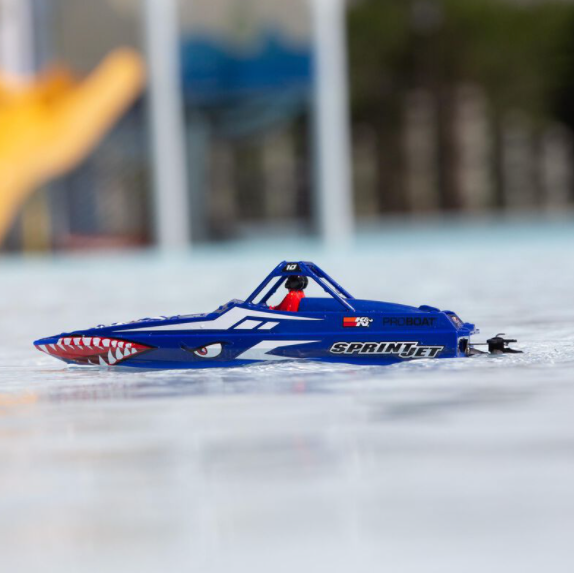 Sprintjet 9" Self-Right Jet Boat RTR: Blue