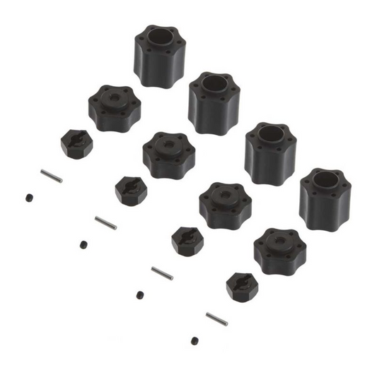 Hex Hub Conversion Set 12mm (4pcs): Wraith