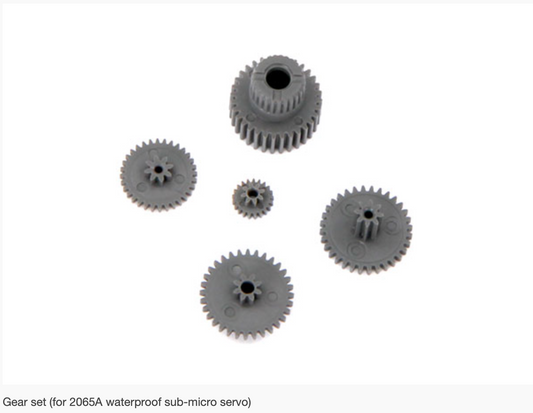 Gear Set Servo Sub Micro 2065A: 2064A