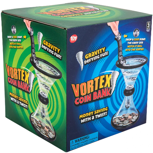 11.75" Vortex Coin Bank