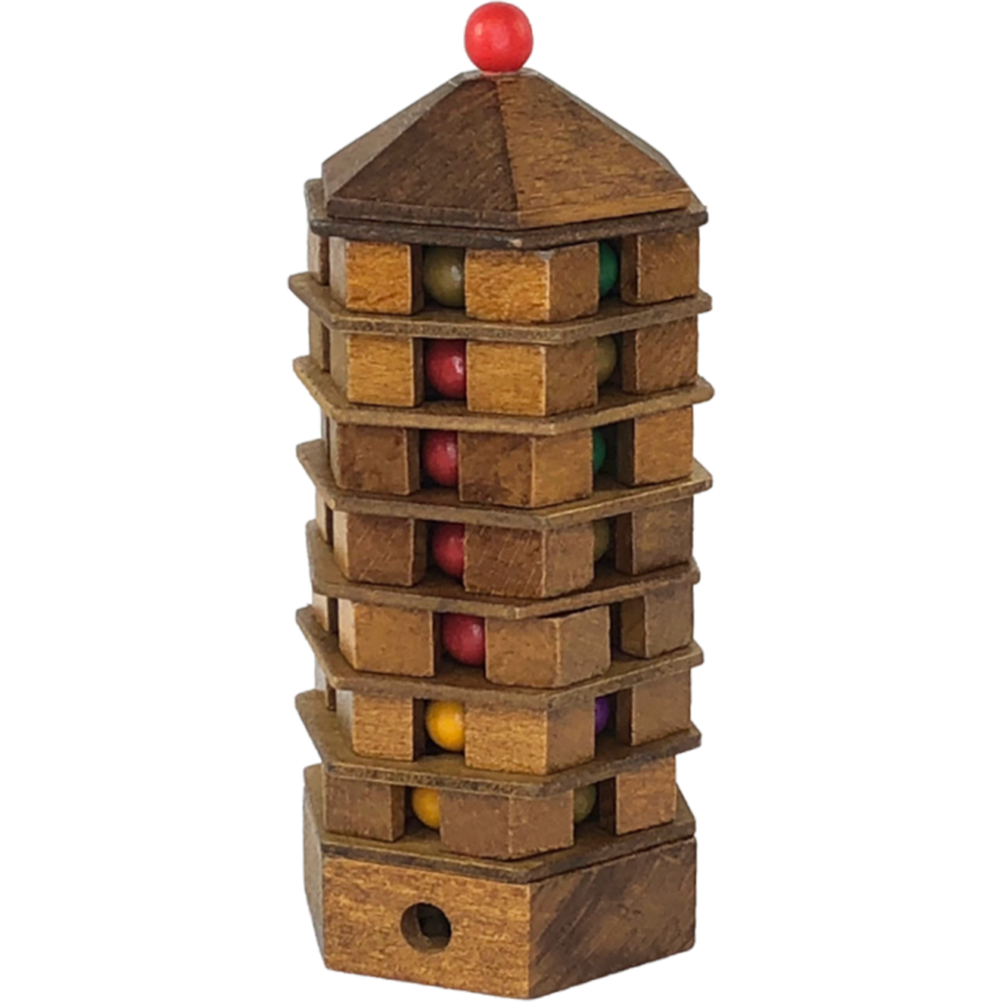 True Genius Chinese Pagoda Puzzle