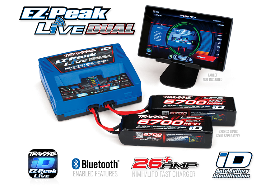 EZPeak Live Dual, 200W, NiMH/LiPo with iD Auto Battery Id:2973