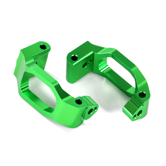 Caster Blocks (C-Hubs), Aluminum, Green, Left and Right: 8932G