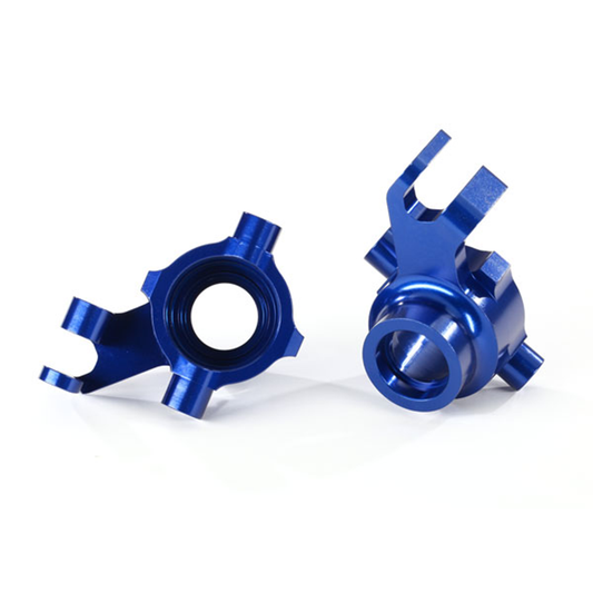 Steering Blocks, Aluminum, Blue, Left and Right: 8937X