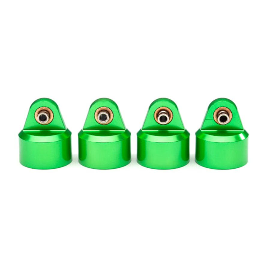 Shock Caps Aluminum for GT Maxx Shocks (Green): 8964G