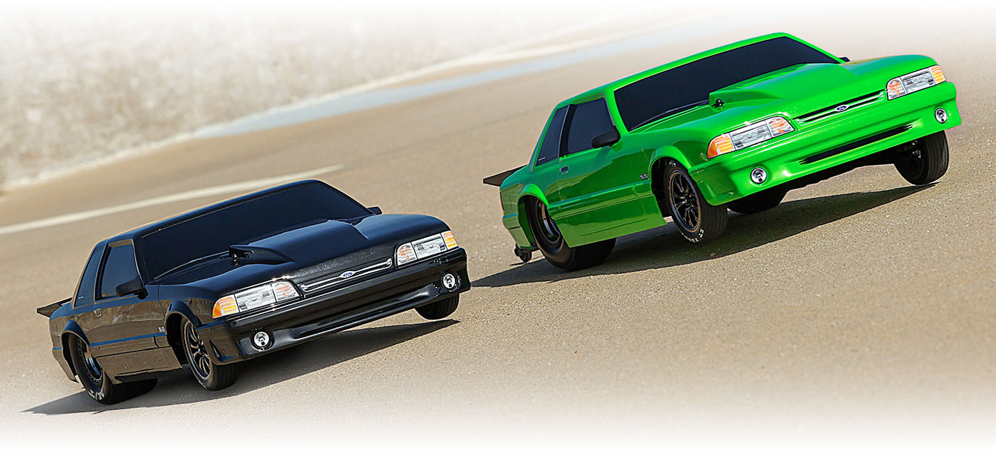 5.0 Mustang Fox Body for Drag Slash: Black: 9421A