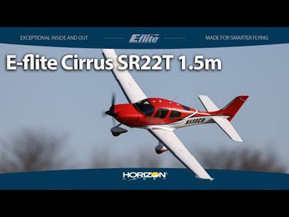 Cirrus SR22T 1.5m BNF Basic w/Smart, AS3X, SAFE Select