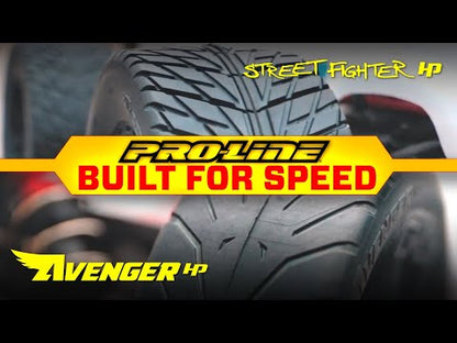 Avenger HP S3 Soft Belted 1/8th Buggy Tires MTD F/R: PRO906921