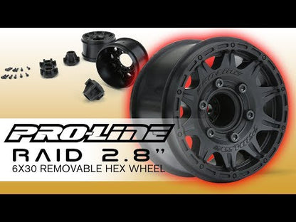 6x30 to 14mm Hex Adapters for 6x30 2.8" Wheels