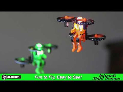 Jetpack Commander Night Ranger RTF Quad: Neon Orange