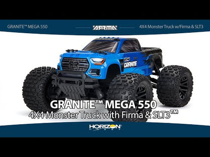 1/10 Granite, 4WD, RTR (Includes battery & charger): Blue