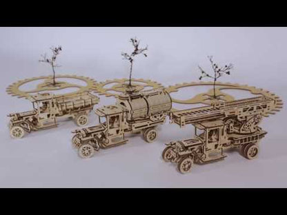 UGears Tanker, Fire Ladder & Chassis Additions<br>(for Truck UGM11)