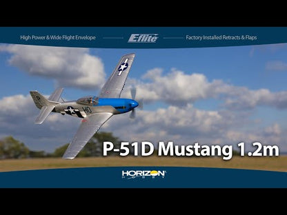 P-51D Mustang 1.2m with Smart BNF Basic