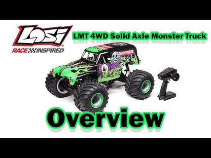 1/10 LMT 4WD Solid Axle Monster Truck RTR, Grave Digger